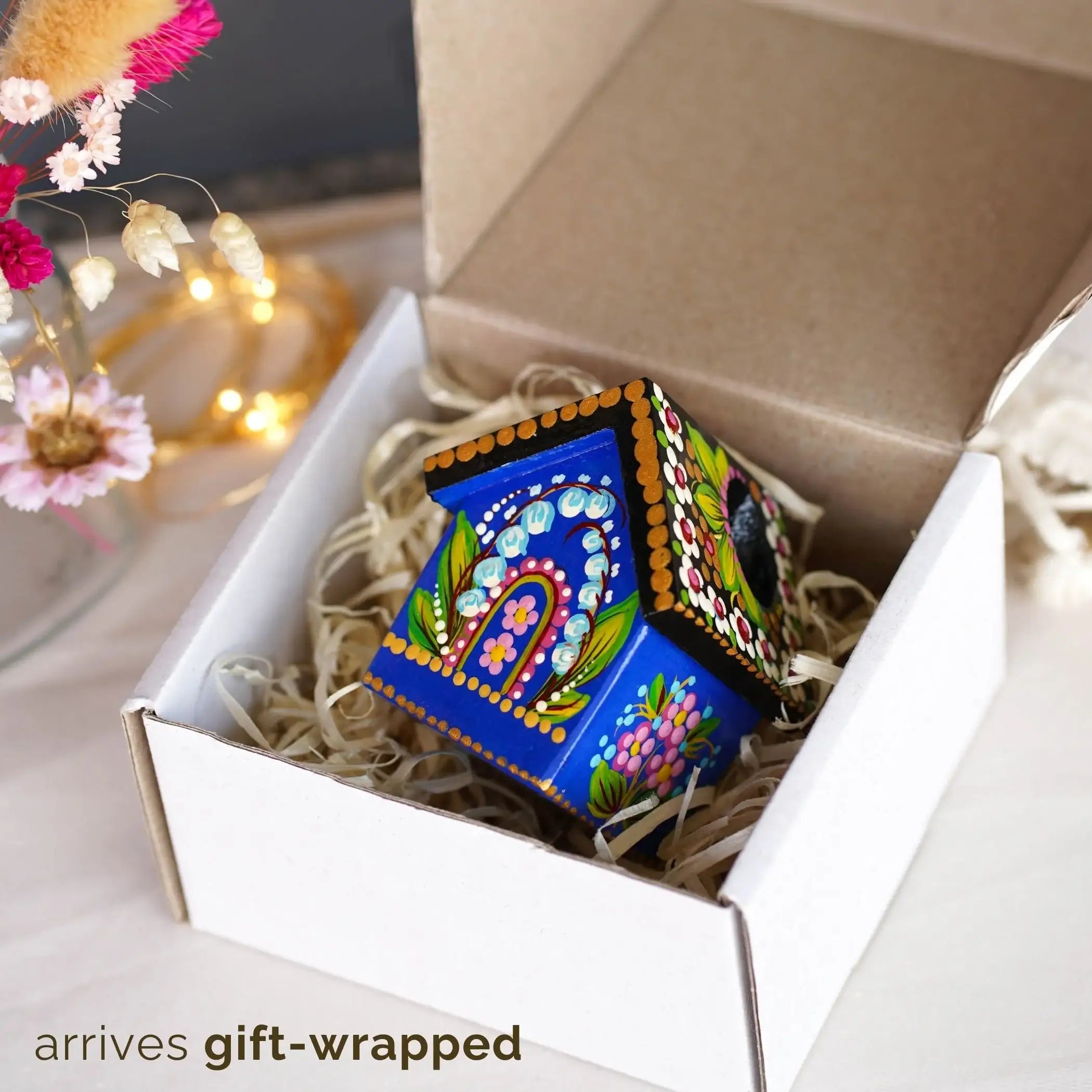 Handmade Wooden Personalized House-shaped Toothpick Holder