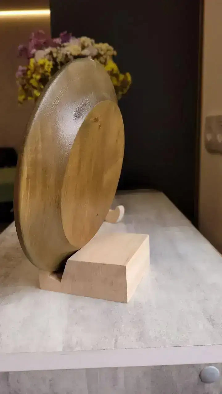 Painted Custom Pet Portrait on Wooden Plate