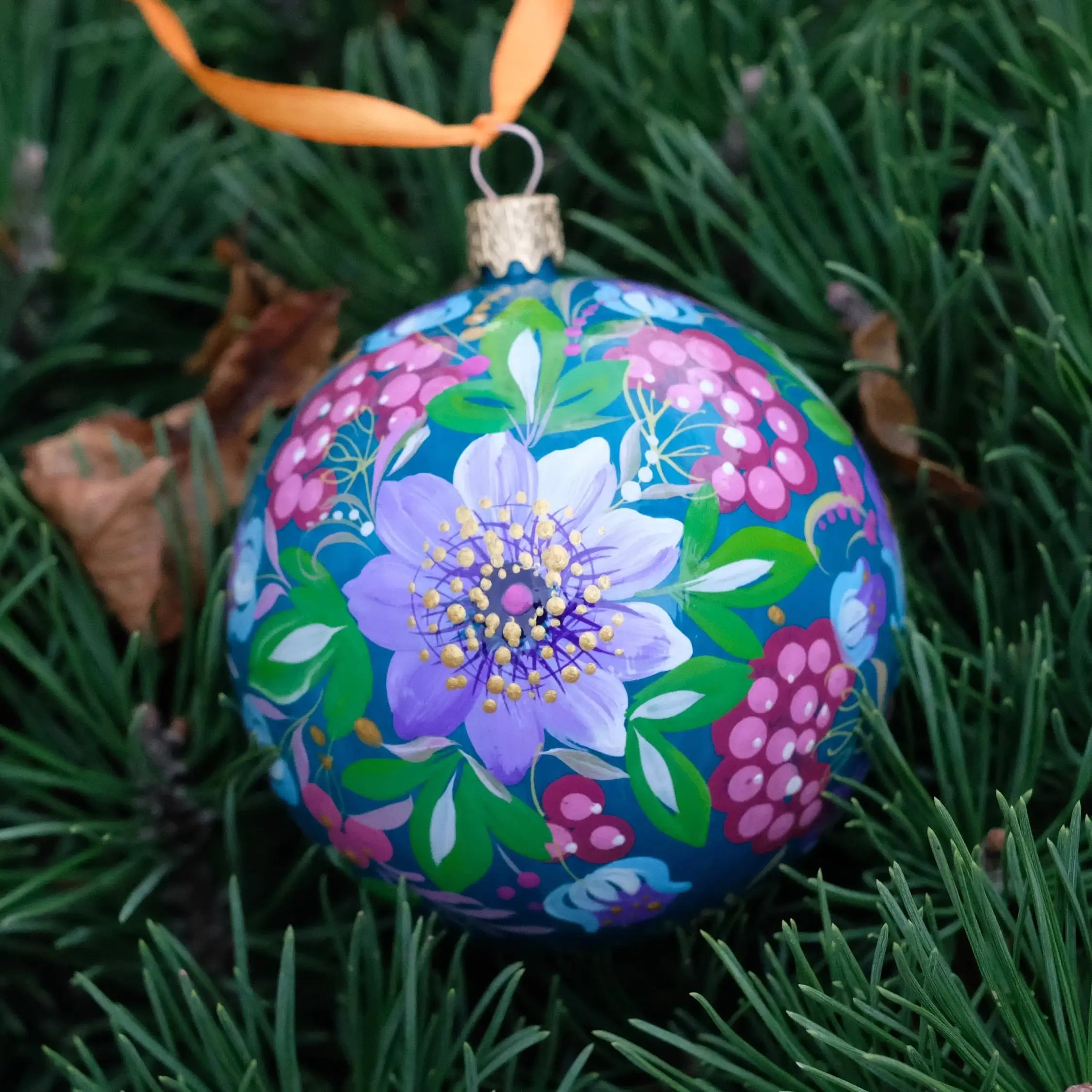 Personalized Painted Christmas Tree Ornament