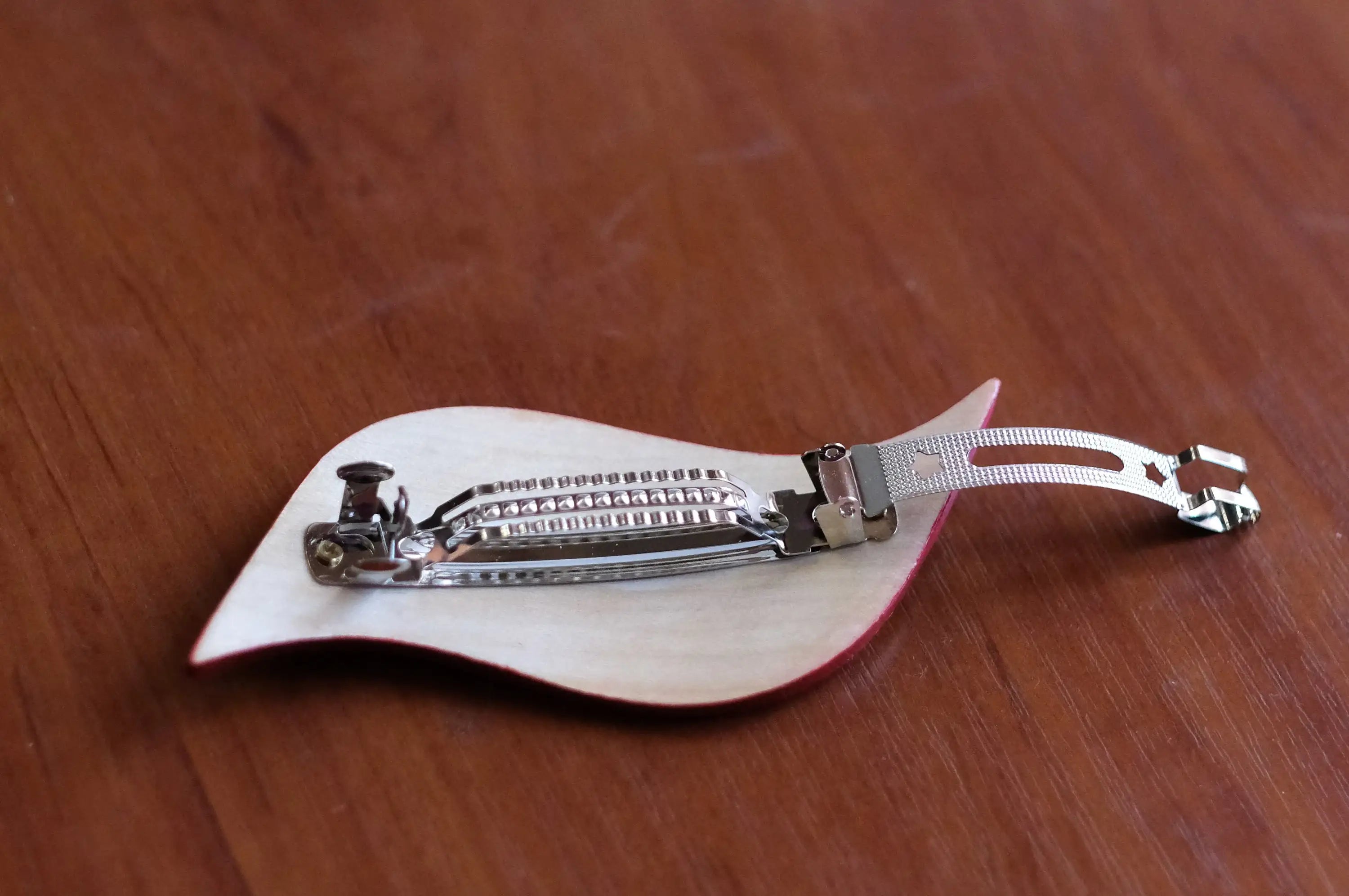 Hand-painted Wooden Sunflower Hair Barrette - Lightweight Artisanal Petrykivka Art French Hair Clip, Yellow Flower Barrette