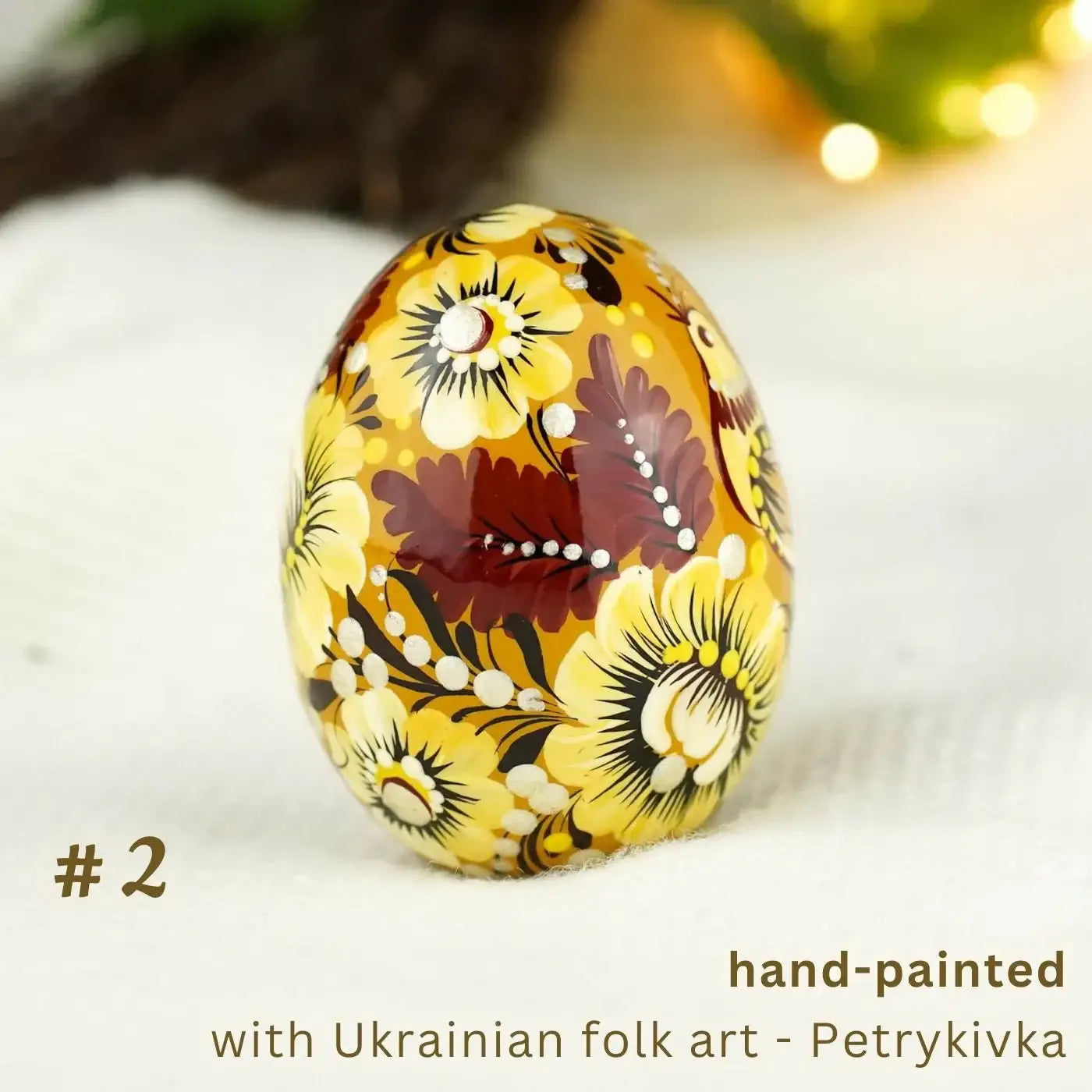 Painted Fairy Bird Easter Egg - Handmade Wooden Easter Decoration