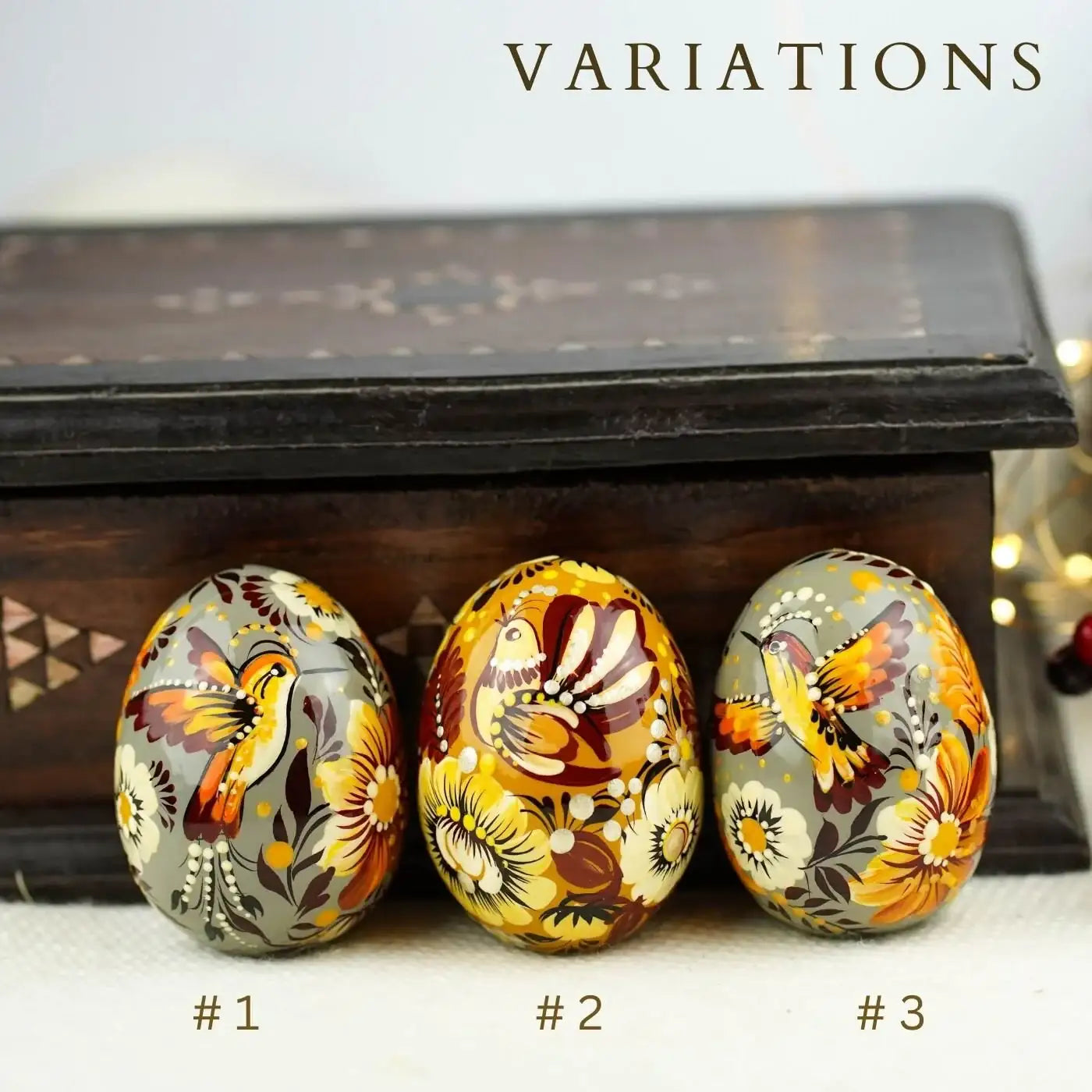 Painted Fairy Bird Easter Egg - Handmade Wooden Easter Decoration