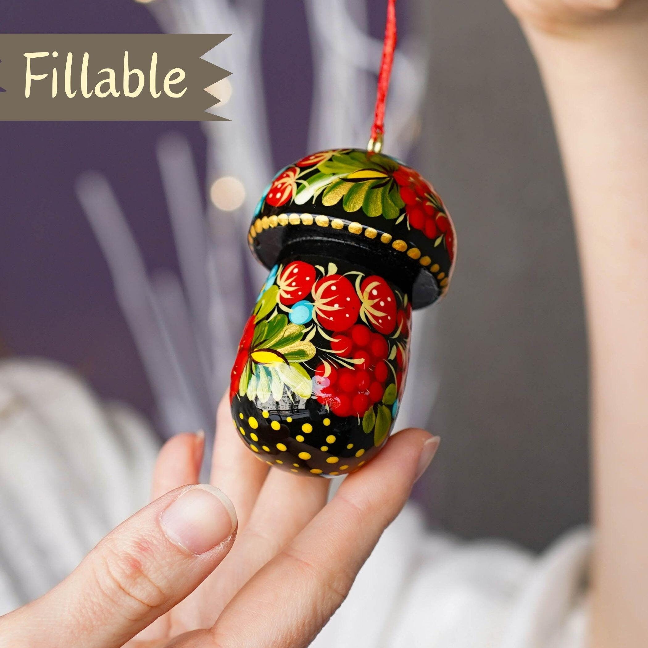 mushroom ornament