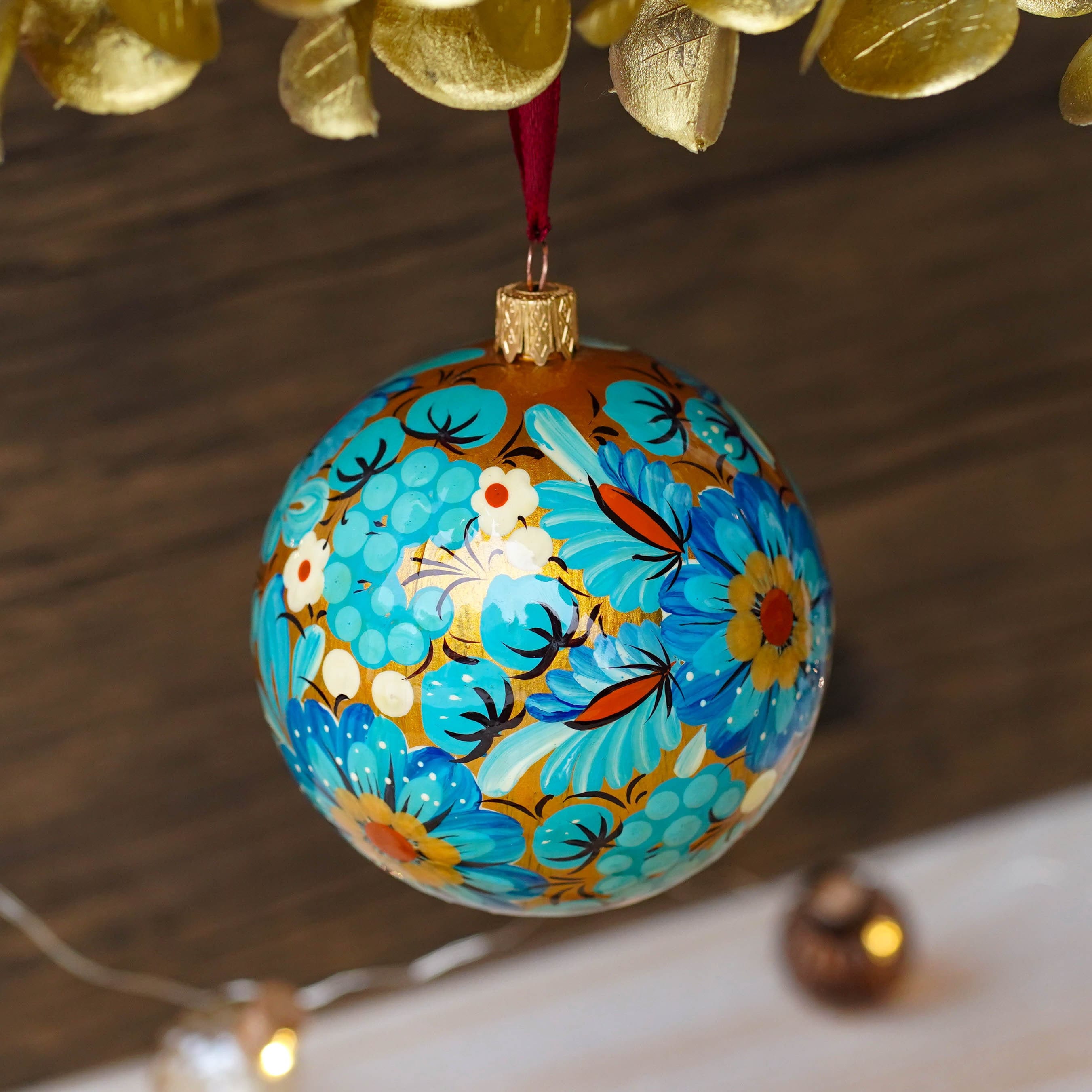 painted christmas ornament