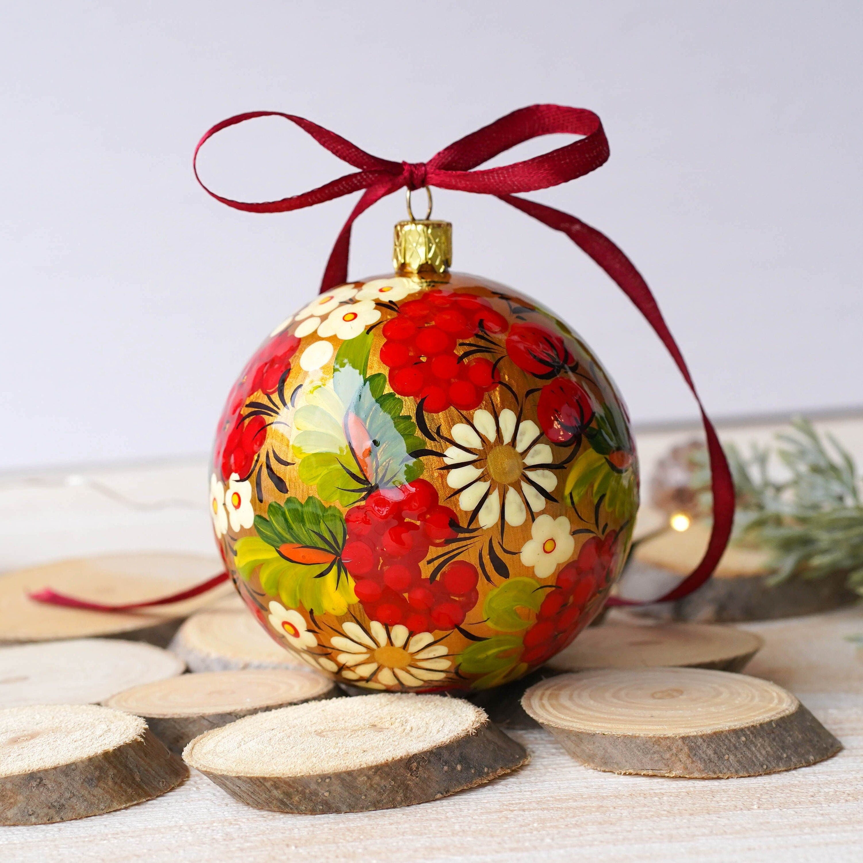 painted christmas ornaments